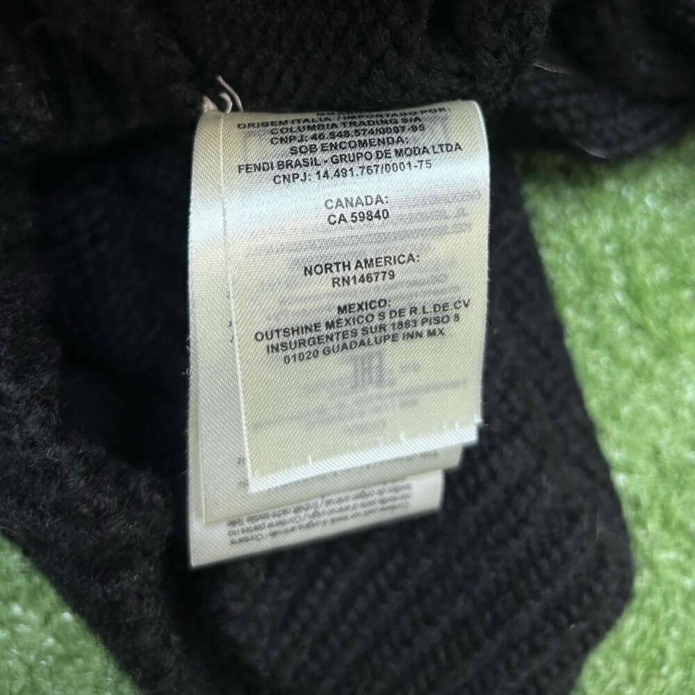 Mens Fendi Designer Crew Sweater Spellout Size XL - Picture 6 of 8